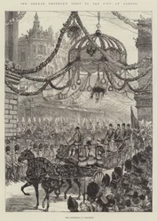 Het bezoek van de Duitse keizer aan de stad Londen